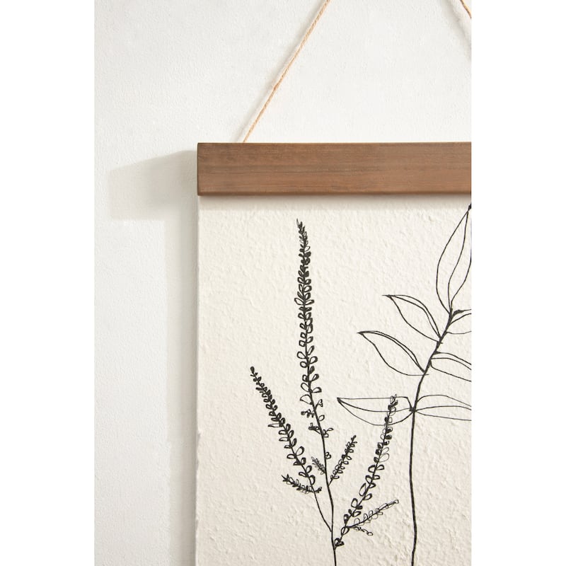 Kate and Laurel Lory Hanging Art Plaque Set