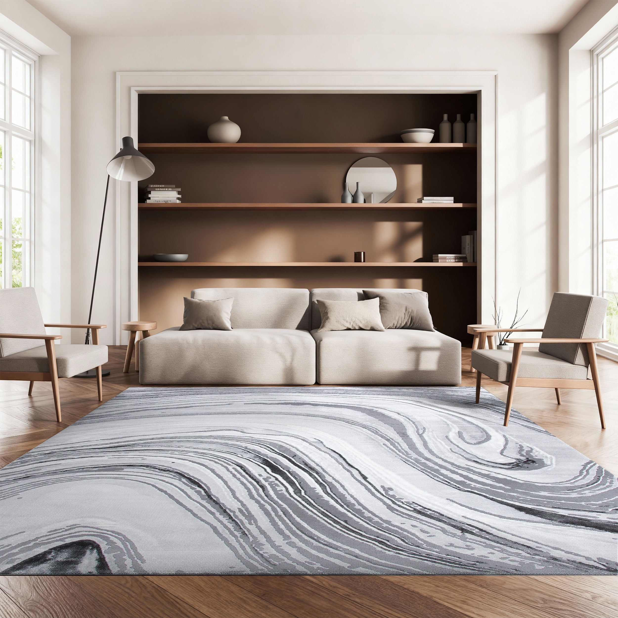 SAFAVIEH Craft Herveline Modern Abstract Rug