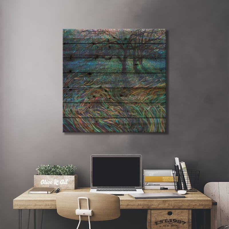 Abiquiu Print On Wood by Iris Scott - Multi-Color