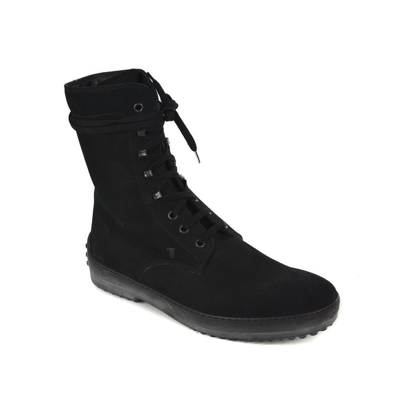 suede high top boots