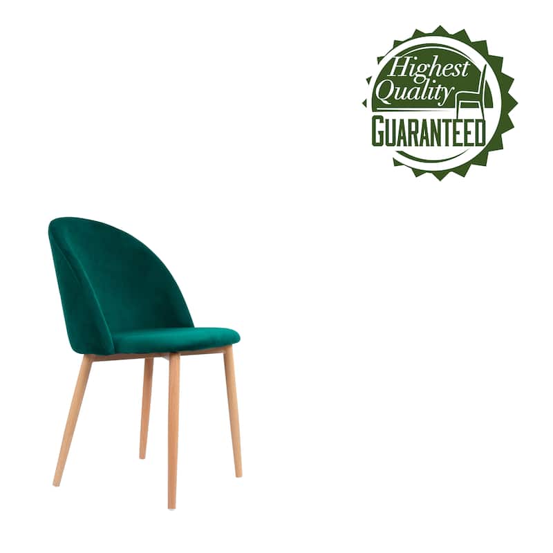 Porthos Home Jailyn Dining Room Chairs Set Of 2, Velvet And Metal