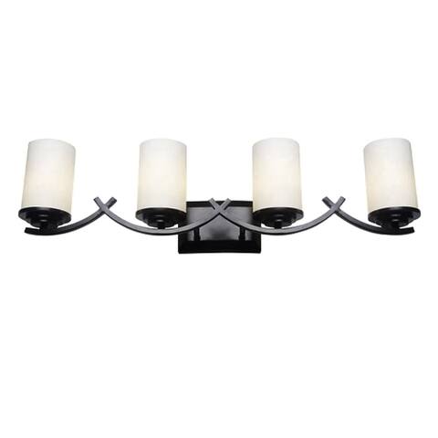 Brina 4 Light Vanity Lighting in Oil Rubbed Bronze - 6.5L x 31.88W x 7.88H in.