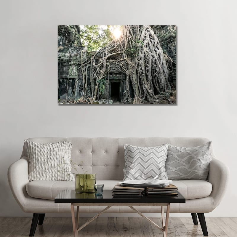 iCanvas "Temple In The Jungle, Angkor Wat, Cambodia" by Matteo Colombo Canvas Print - 32x48x1.5