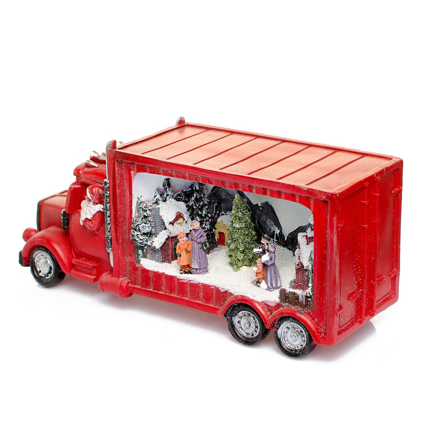 Red Truck LED Christmas Decor 8.7 х 2.95 х 3.7" Bed Bath & Beyond