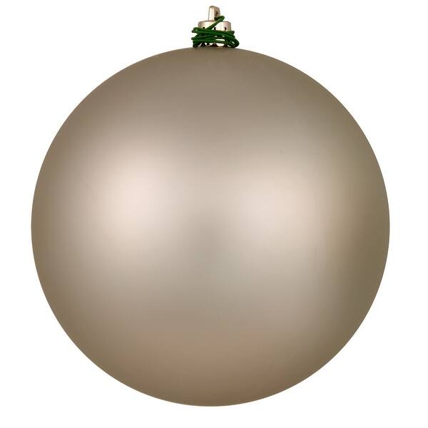 slide 1 of 3, Vickerman 2.75" Oat Matte Ball Ornament, 12 per Bag
