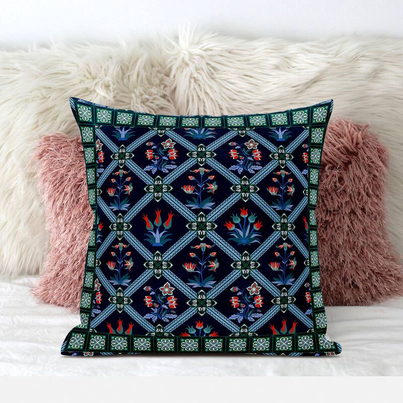 Amrita Sen Mughal Art Indoor Outdoor Pillow