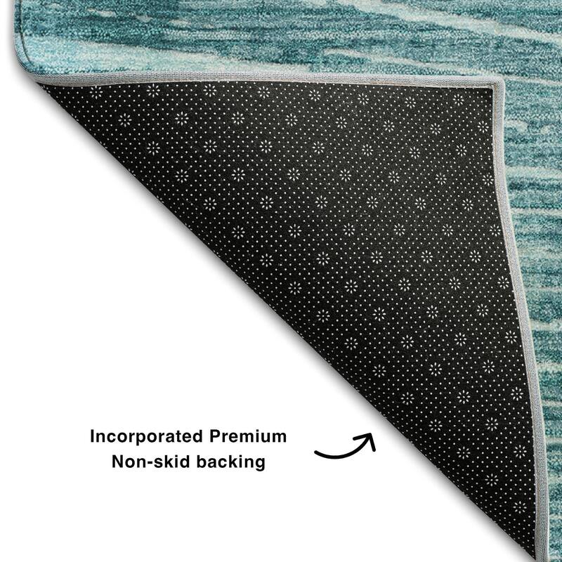 Premium Washable Super Soft Modern Starburst Mayfield Rug