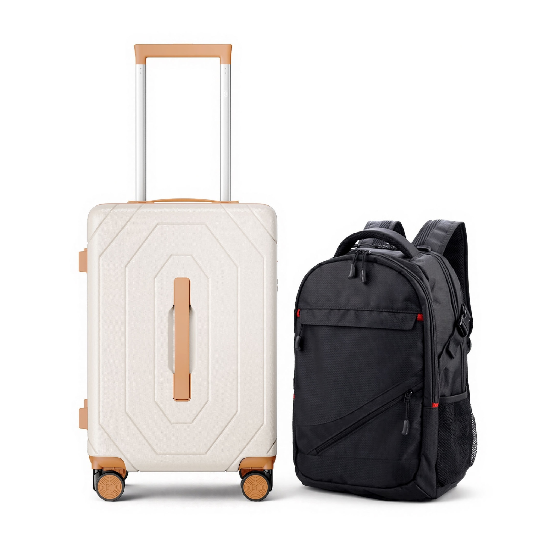 20-Inch Expandable Hardside Carry-On Luggage with TSA Lock Spinner Wheels Aluminum Handle and Durable PC Shell