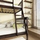 preview thumbnail 17 of 16, Bunk Bed with Trundle, Convertible Ladder and Guardrail