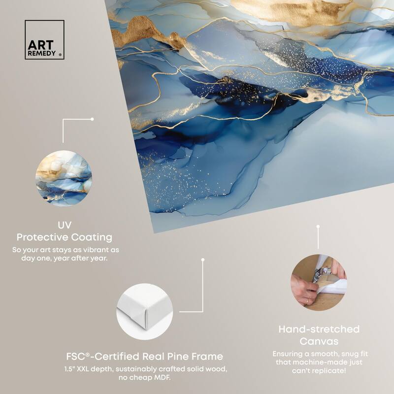 Postmodern Flow I Canvas by Art Remedy, Gallery Wrapped