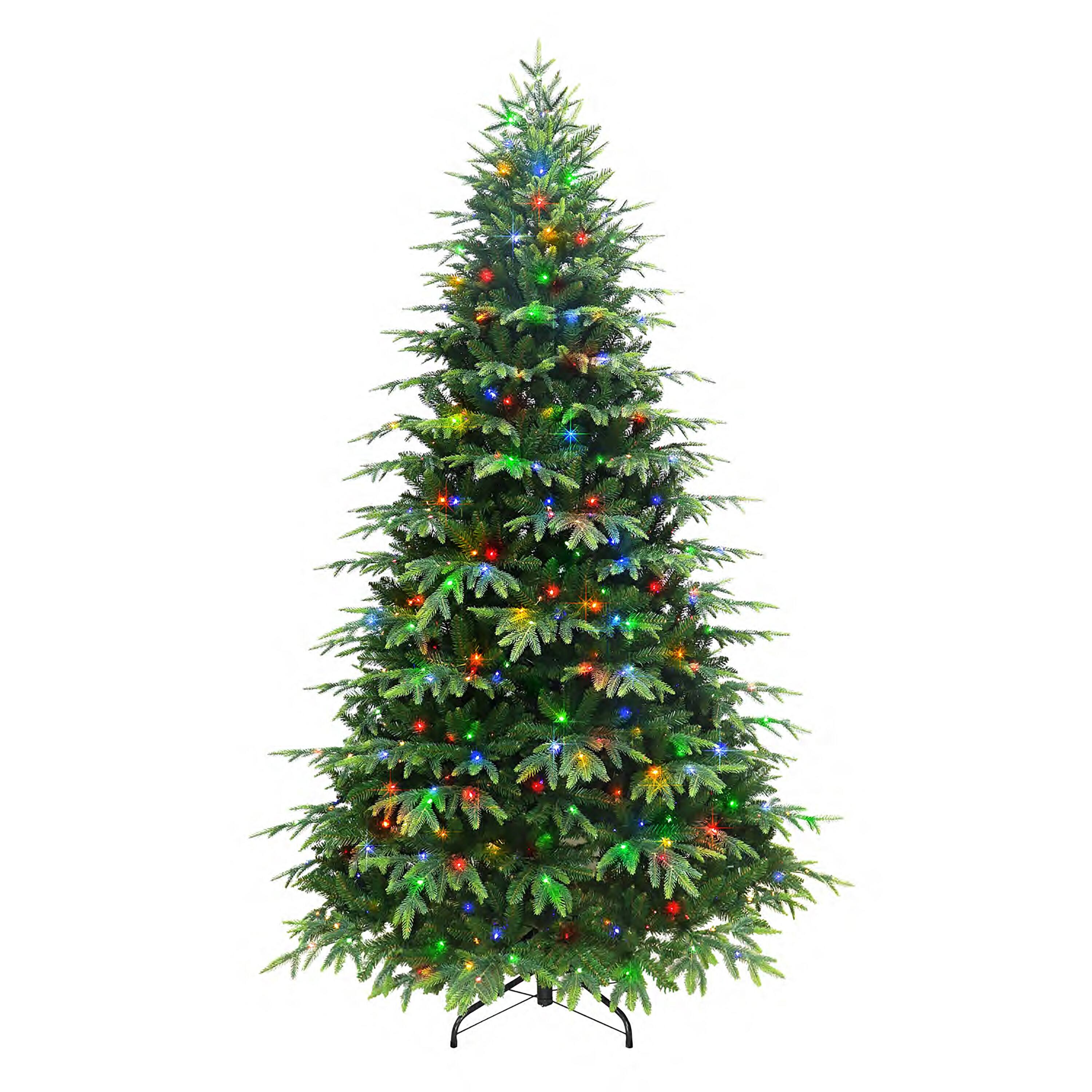 Puleo International PreLit 7.5' Rutland Spruce Artificial Christmas Tree Bed Bath & Beyond
