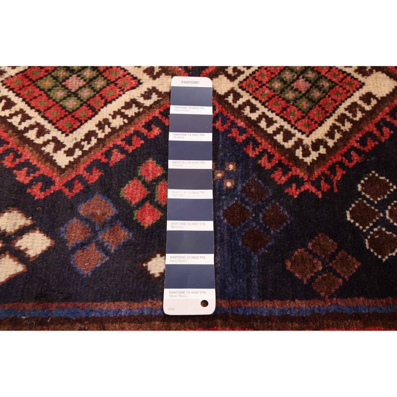 ECARPETGALLERY Hand-knotted Konya Anatolian Dark Navy Wool Rug - 3'3 x 7'7