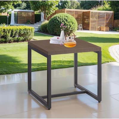 Outdoor Side Table Weather Resistant Coffee Table