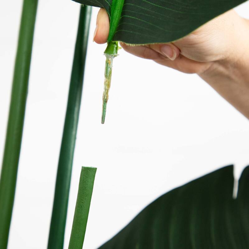 Tropical Travelers Palm Potted Tree - 9' - Green
