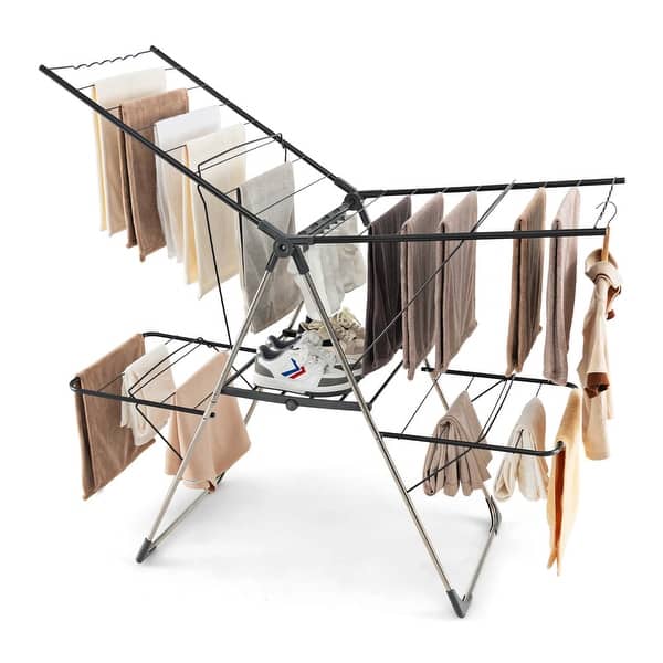 Costway 2-Tier Clothes Drying Rack