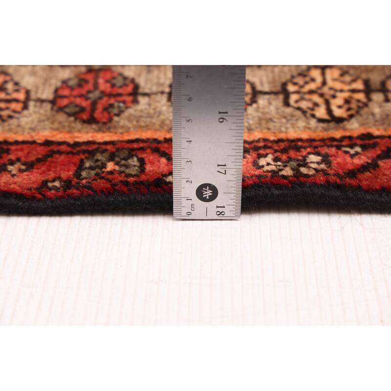 ECARPETGALLERY Hand-knotted Antalya Vintage Dark Copper Wool Rug - 3'6 x 9'1