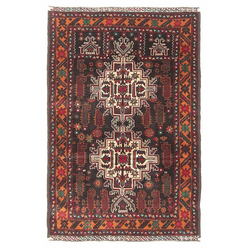 Teimani Beige Rug 2'11" x 4'6" - 2'11 x 4'6 - Beige - 2'11 x 4'6