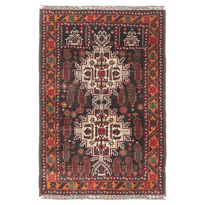 Teimani Beige Rug 2'11" x 4'6" - 2'11 x 4'6