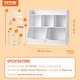 preview thumbnail 8 of 12, VEVOR Cubby Mobile Tray Storage Cabinet,for Home, Daycare and Preschool, Natural
