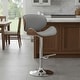 preview thumbnail 3 of 2, Strick & Bolton Lega Modern Adjustable Swivel Bar Stool