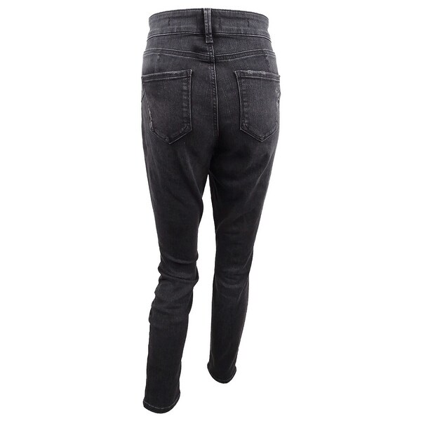 nydj black skinny jeans