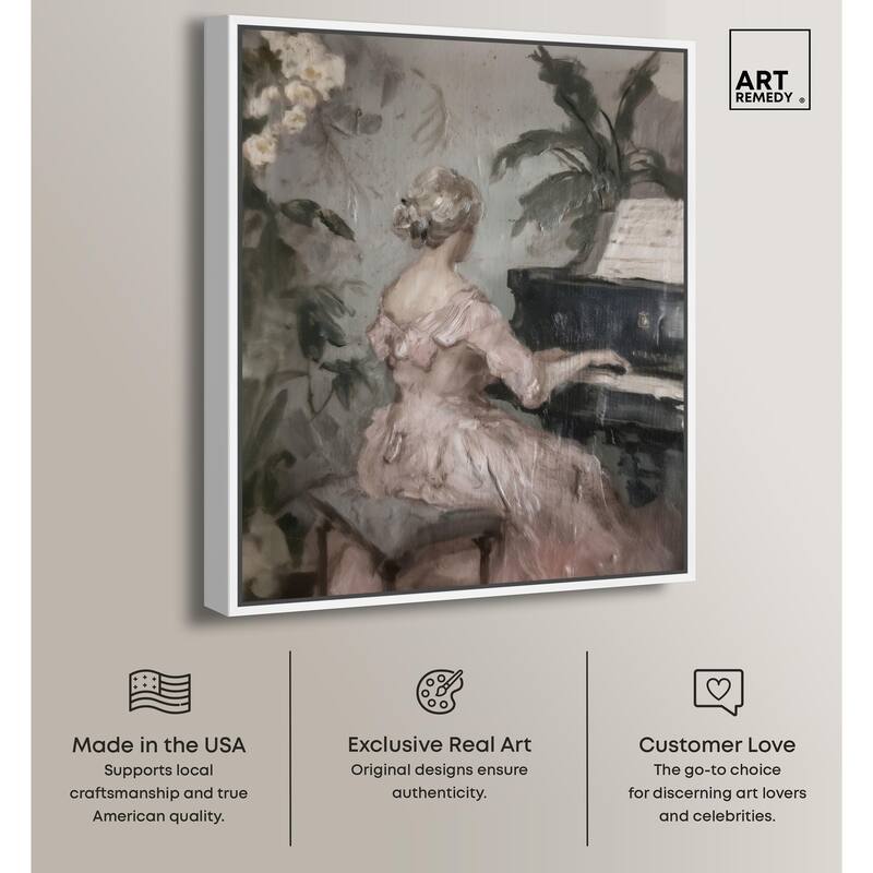 Soft Music Canvas by Art Remedy
