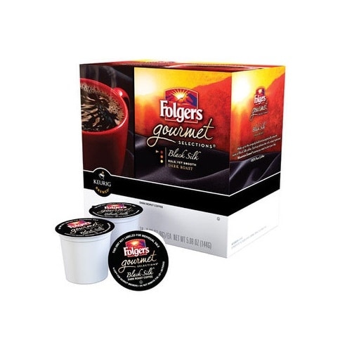 Keurig 114195 Folgers Black Silk Coffee K Cups Keurig 114195 Folgers Black Silk Coffee K Cups