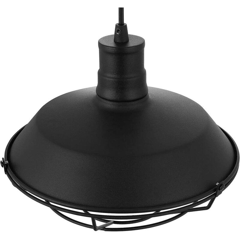 10.25" Metal Cage Pendant Light with 72" Height Adjustable Wire - N/A