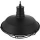 10.25" Metal Cage Pendant Light with 72" Height Adjustable Wire - N/A