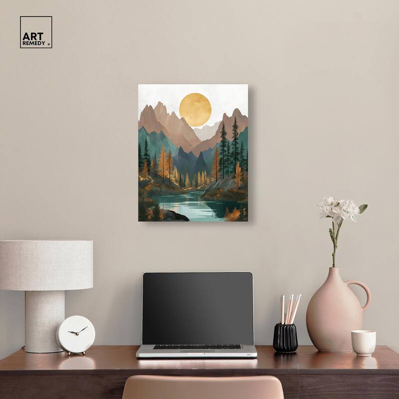 Secrets of the Lake II Canvas by Art Remedy, Gallery Wrapped