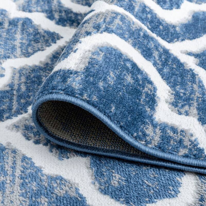 Wyman Farmhouse Geometric Indoor Area Rug