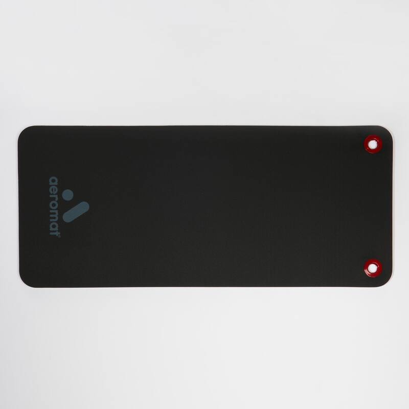 Aeromat Elite Workout Mat 1/2'' Thickness with Eyelet - Black - 1/2" x 20" x 48"