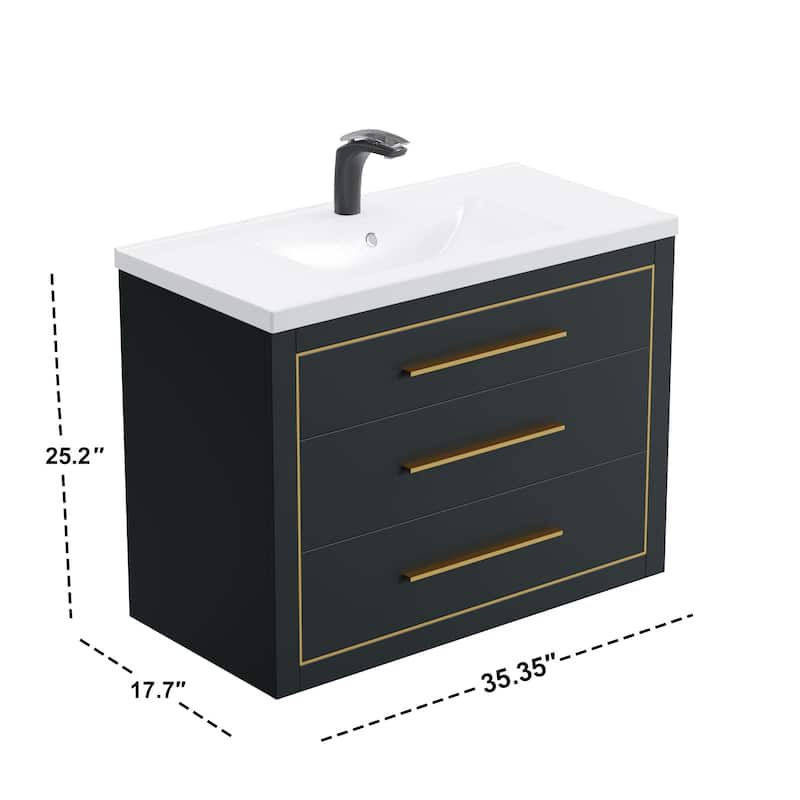 LaLa 36" Single Vanity Set