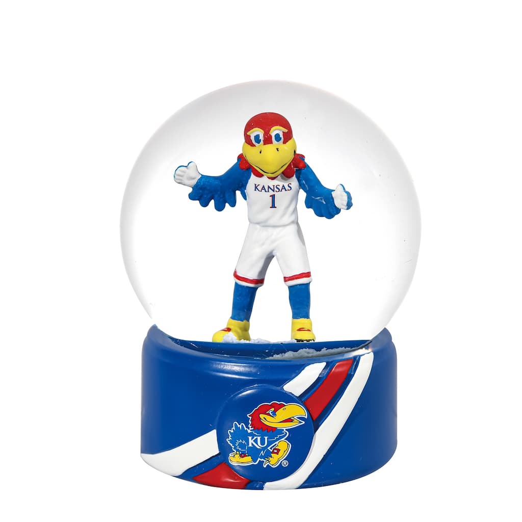 University of Kansas 5 in. Glass Tabletop Snow Globe