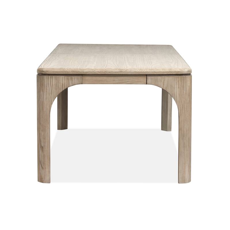 Magnussen Home Braelyn Dorian Grey Extendable Rectangular Dining Table - 40''W x 84''D x 30''H