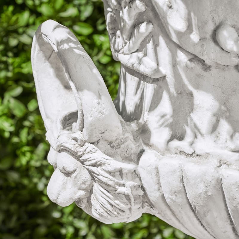 Handmade Chalice Planter Botanical Details drainage hole and stopper