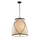 preview thumbnail 2 of 10, Silas 19" 3-Light Rustic Farmhouse Iron LED Pendant, Oil Rubbed Bronze by JONATHAN Y - 3 Light