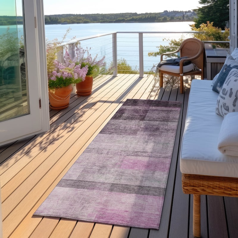 Jato Ombre Weather Resistant Classic Meets Modern Outdoor Rug