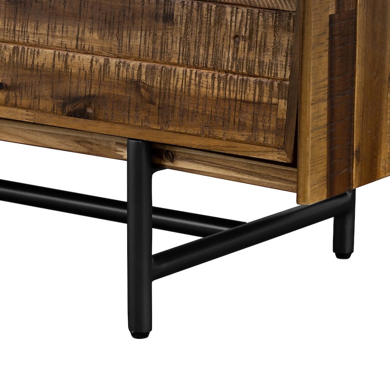 Cusco Rustic Acacia Wood 6 Drawer Dresser