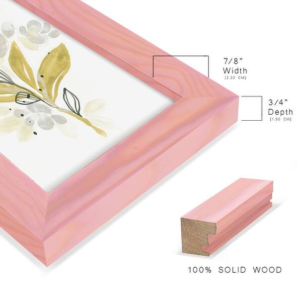 dimension image slide 0 of 11, The Minimalist Garden II -Framed Print w/glass-Cherry Red