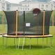 preview thumbnail 8 of 35, 15FT Trampoline with Basketball Hoop Inflator and Ladder(Inner Safety Enclosure)