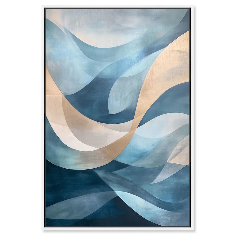 Submerged Canvas by Art Remedy - White - 24" x 36"