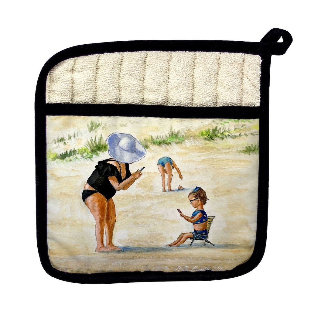 Smile for Grandma Pot Holder - 9x9