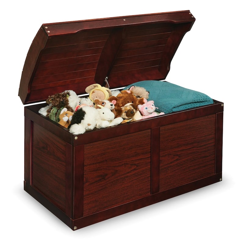 Hardwood Barrel Top Toy Chest