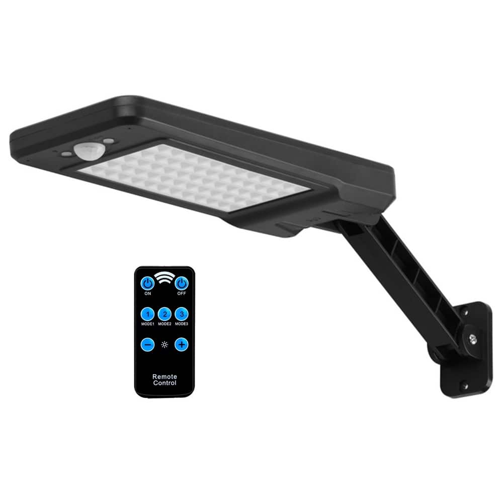 Solar Outdoor Wall Light with Motion Sensor and Remote Control