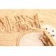 preview thumbnail 4 of 7, ECARPETGALLERY Braided Weave Palas Denizli Light Brown Jute Rug - 3'1 x 3'1