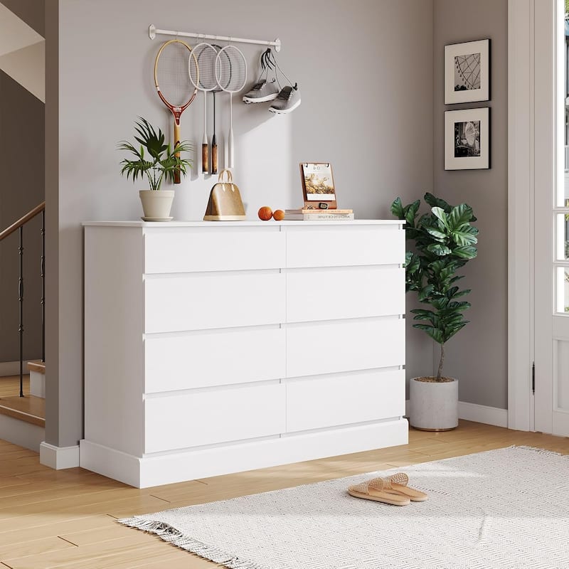 Bedroom Dresser Charging Station Storage Drawers Chest of Drawers