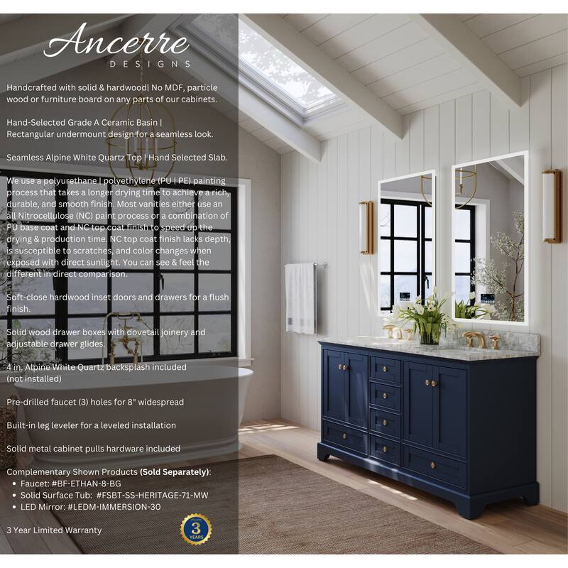 Ancerre Designs Audrey Bathroom Vanity Set