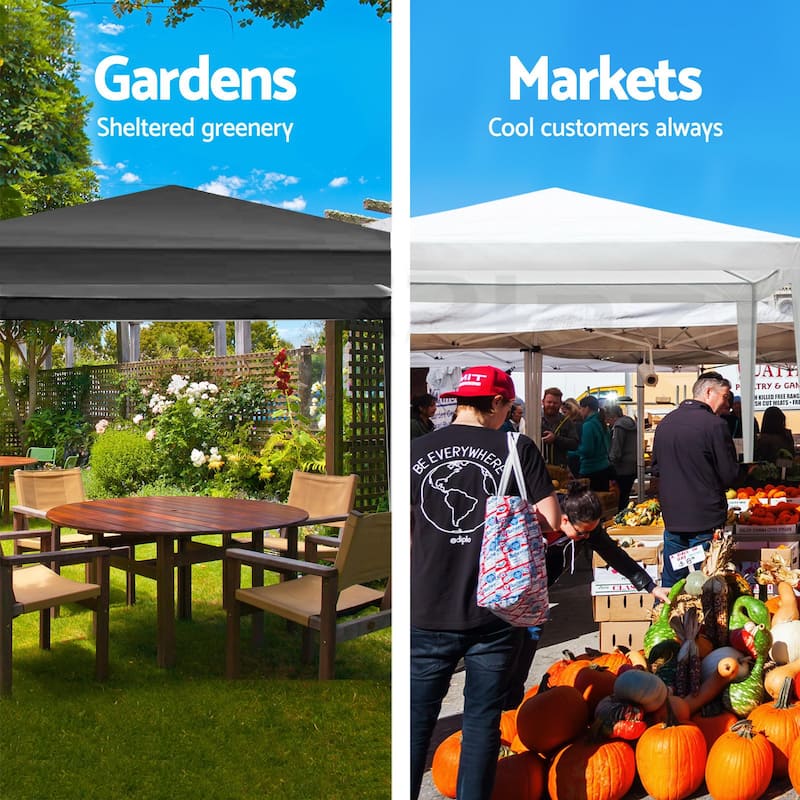 10 x 20 Wedding Party Canopy Tent Outdoor Gazebo with 6 Removable Sidewalls