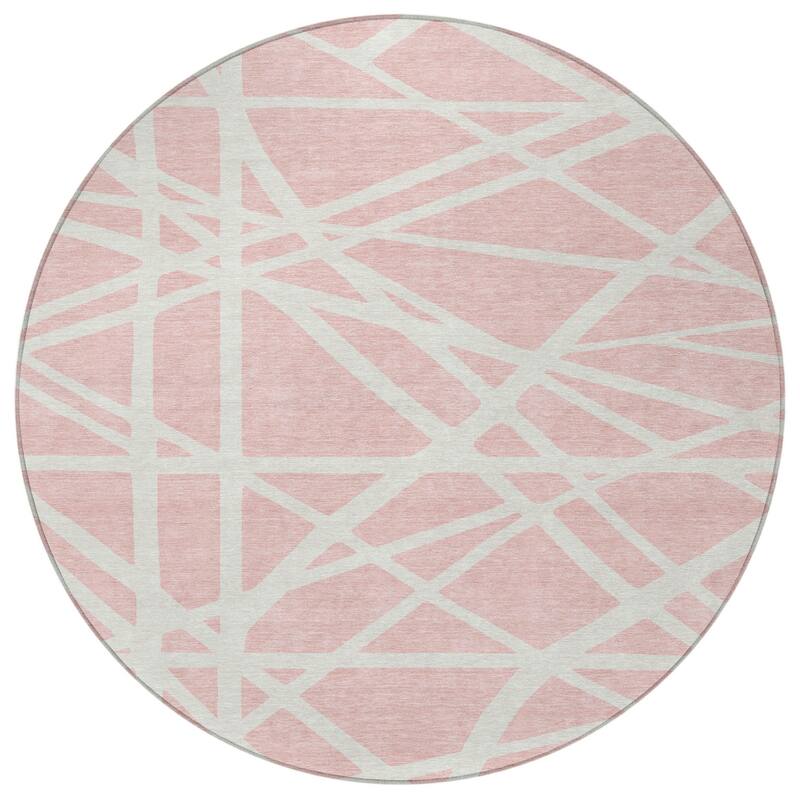 HomeRoots Geometric Transitional Rectangle Outdoor Rug